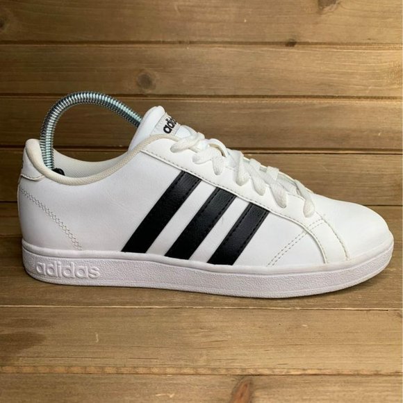 Womens Adidas Neo Cloudfoam AW4409 White Casual Shoes Sneakers Size 7.5 - Picture 5 of 8
